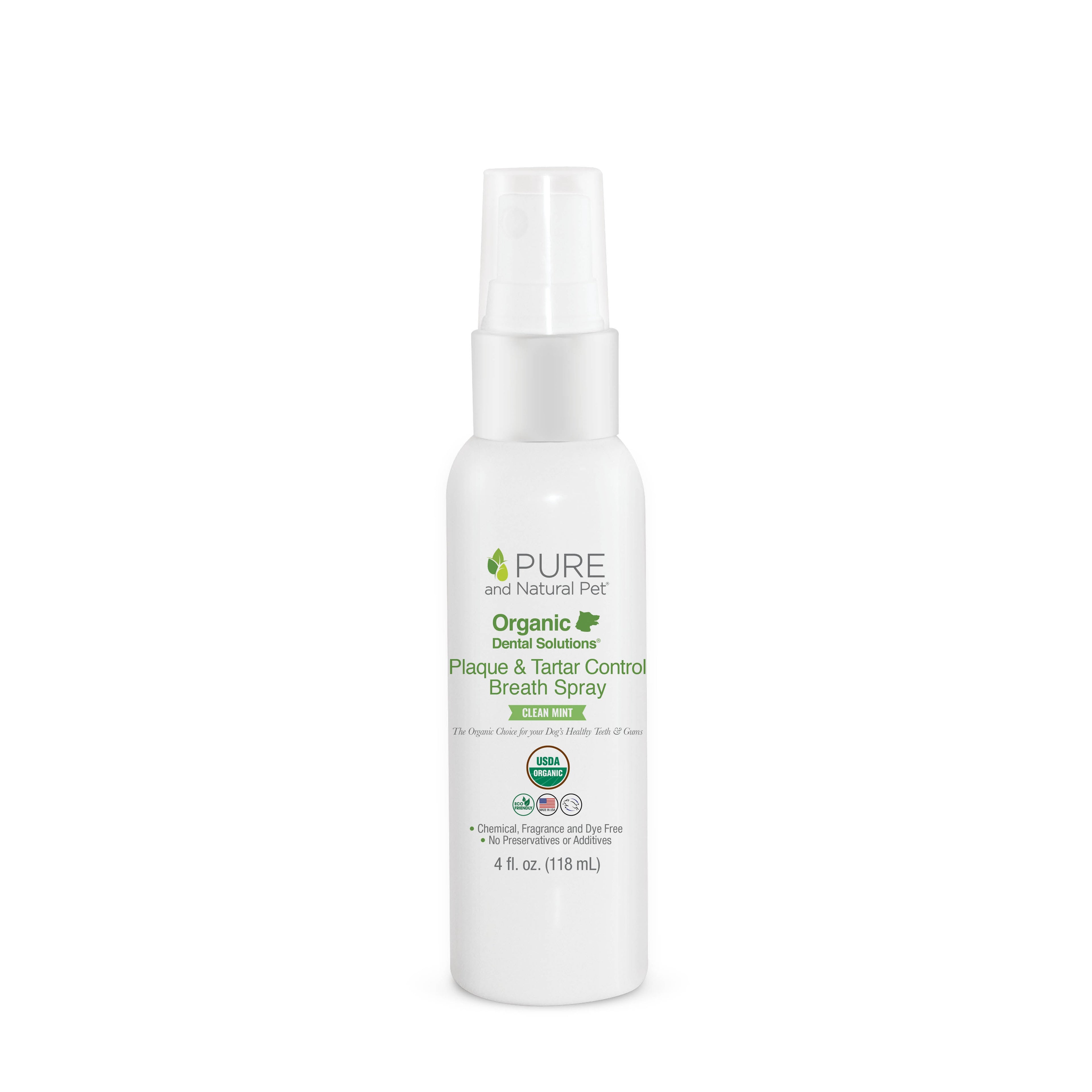 Plaque & Tartar Control Breath Spray for Dogs - Organic Dental Solutions®